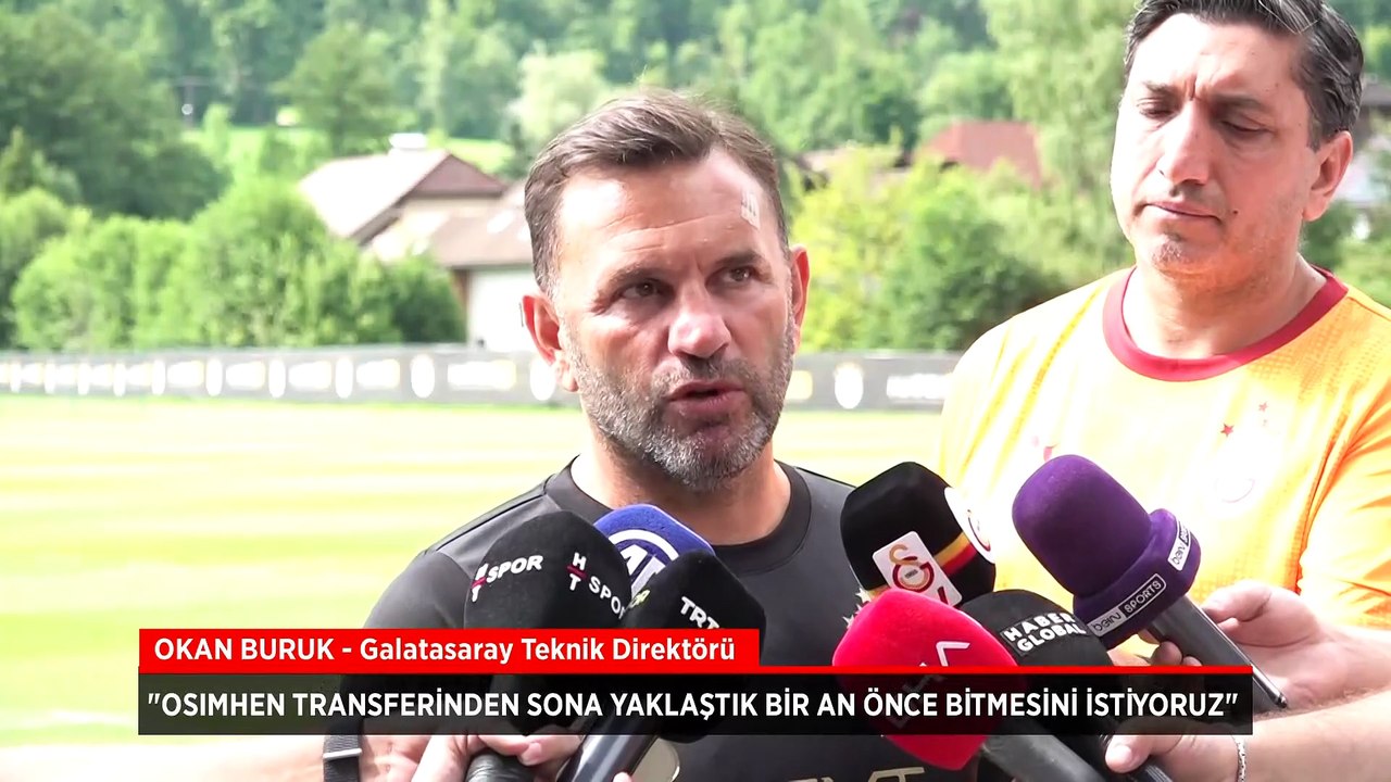 Okan Buruk'tan transfer açıklaması! Önceliğimiz Osimhen ve kaleci