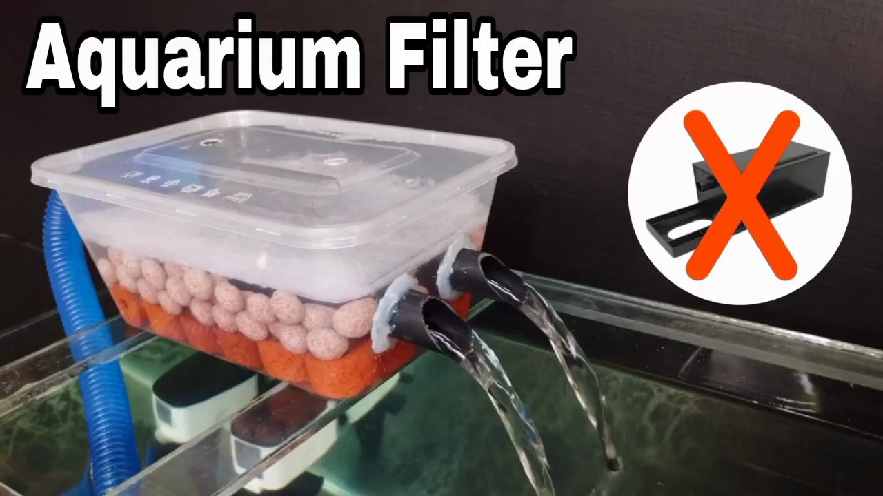Aquarium top filter DIY | Aquarium filter box DIY | Aquarium filter DIY