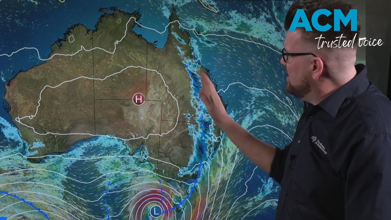 Cold front brings rain and strong winds to south-east Australia