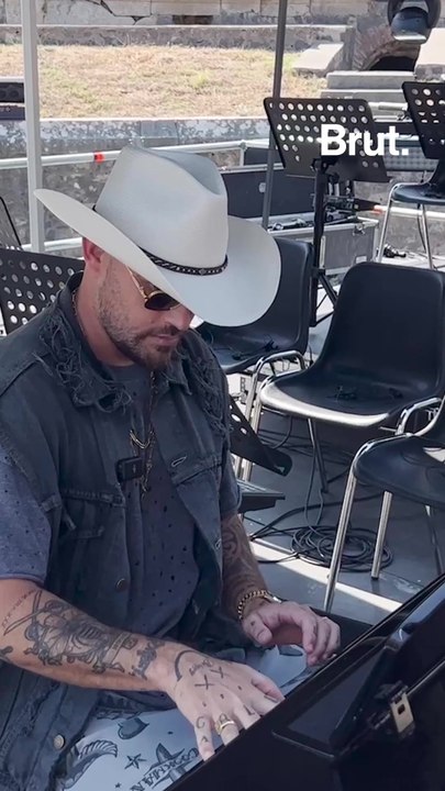 On a suivi Jimmy Sax lors de son concert à Pompéi