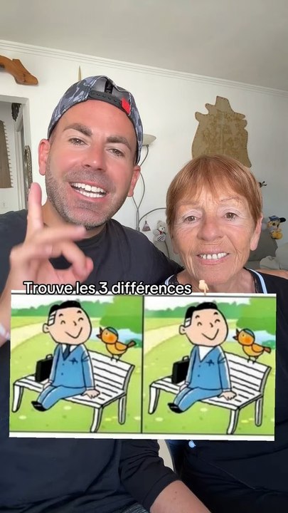 Trouve les 3 différences