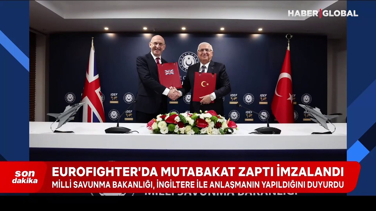 MSB: Eurofighter anlaşması imzalandı