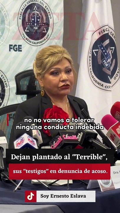 Dejan plantado al "Terrible", sus "testigos" en denuncia de acoso.