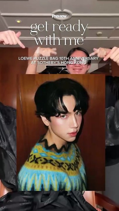 Preview GRWM: BJ Pascual at Loewe Puzzle Bag 10th Anniversary in Hong Kong