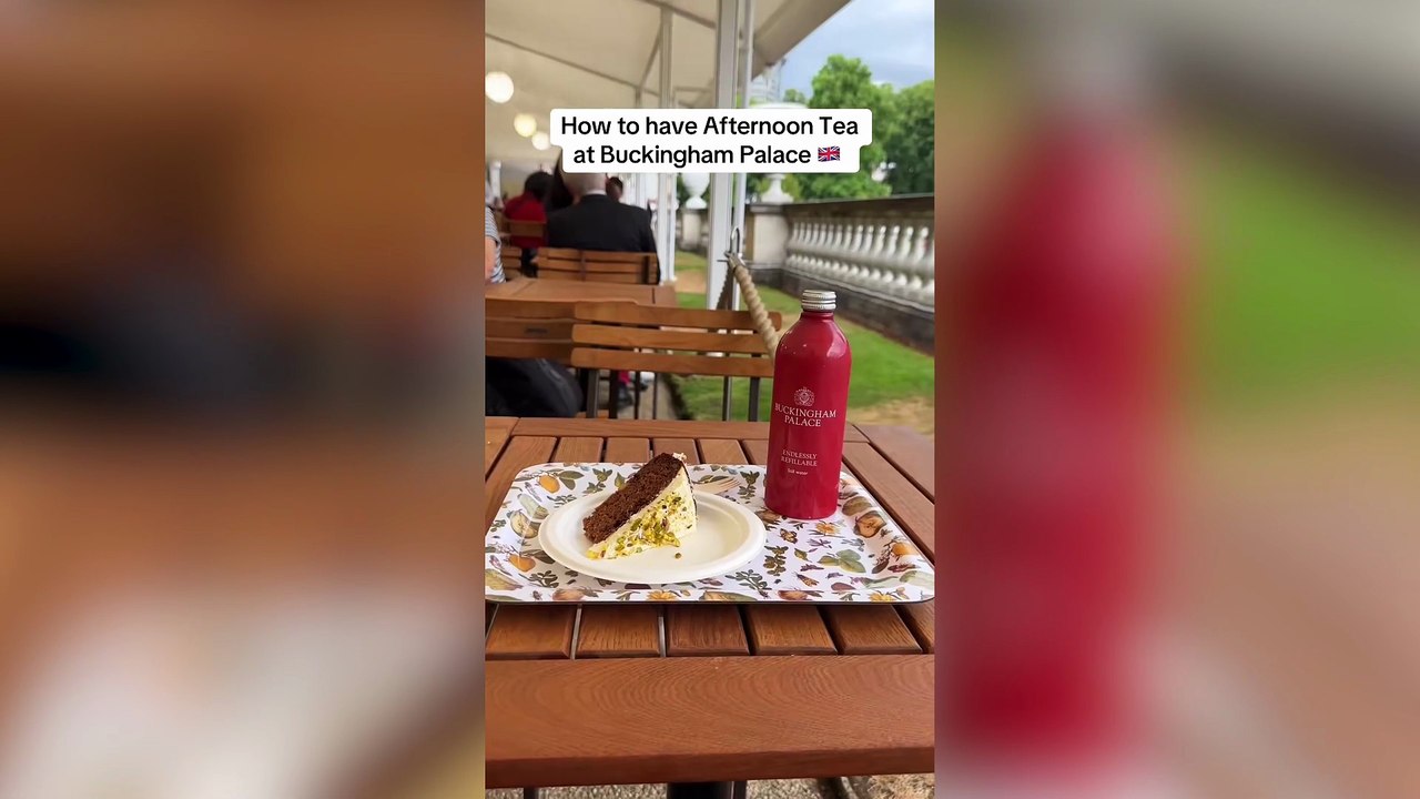 Inside "secret" Buckingham Palace café