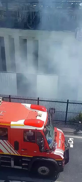 Beşiktaş - Shakhtar maçı öncesi yangın çıktı