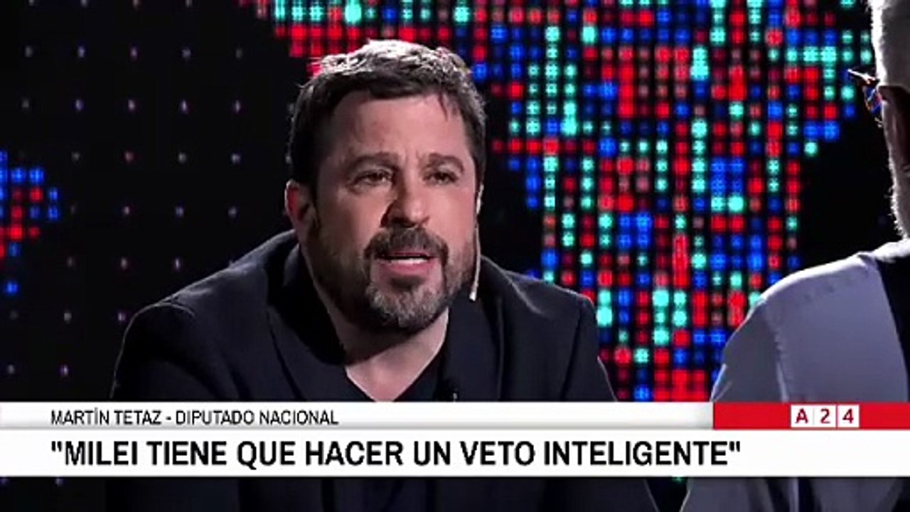 Martín Tetaz con Luis Novaresio