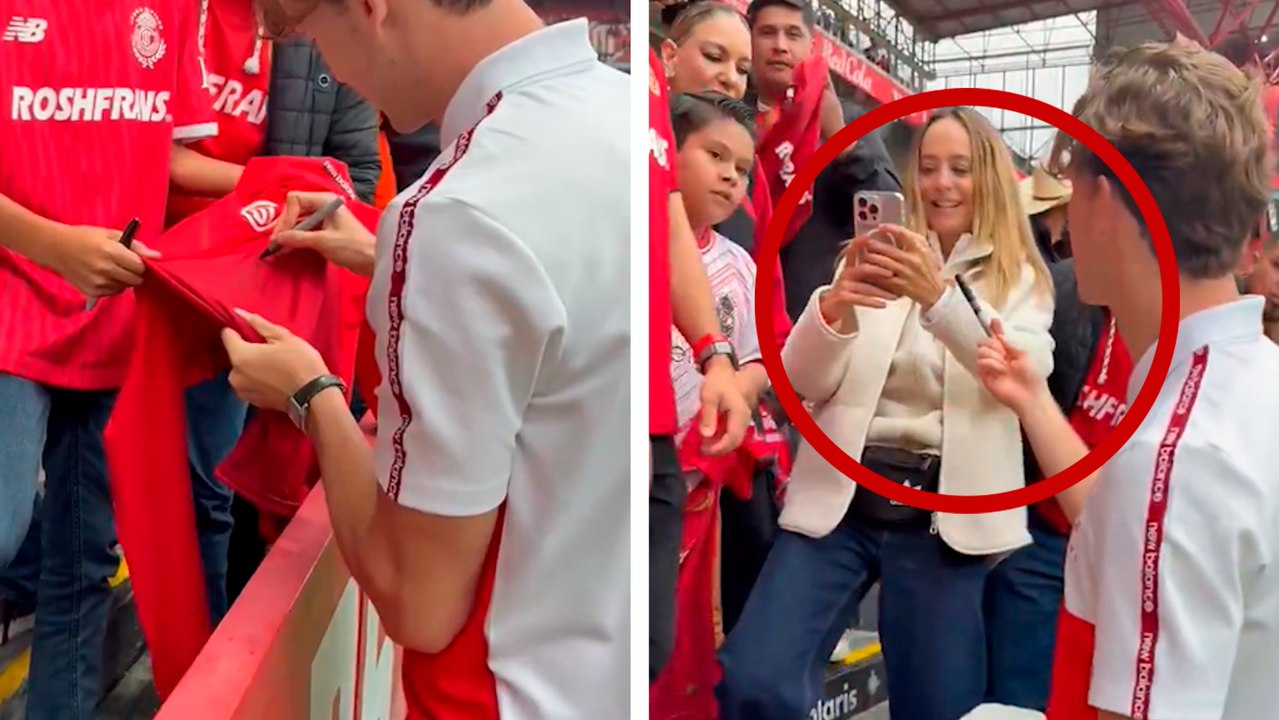 Marcel Ruiz consciente a la afición de Toluca en el Nemesio Diez