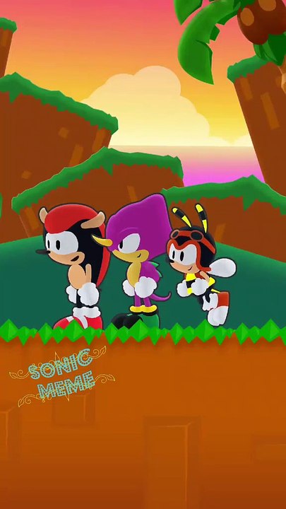 Bombardino Crocodilo joins Team Chaotix (Sonic Animation Meme) #sonic #meme #sonicthehedgehog