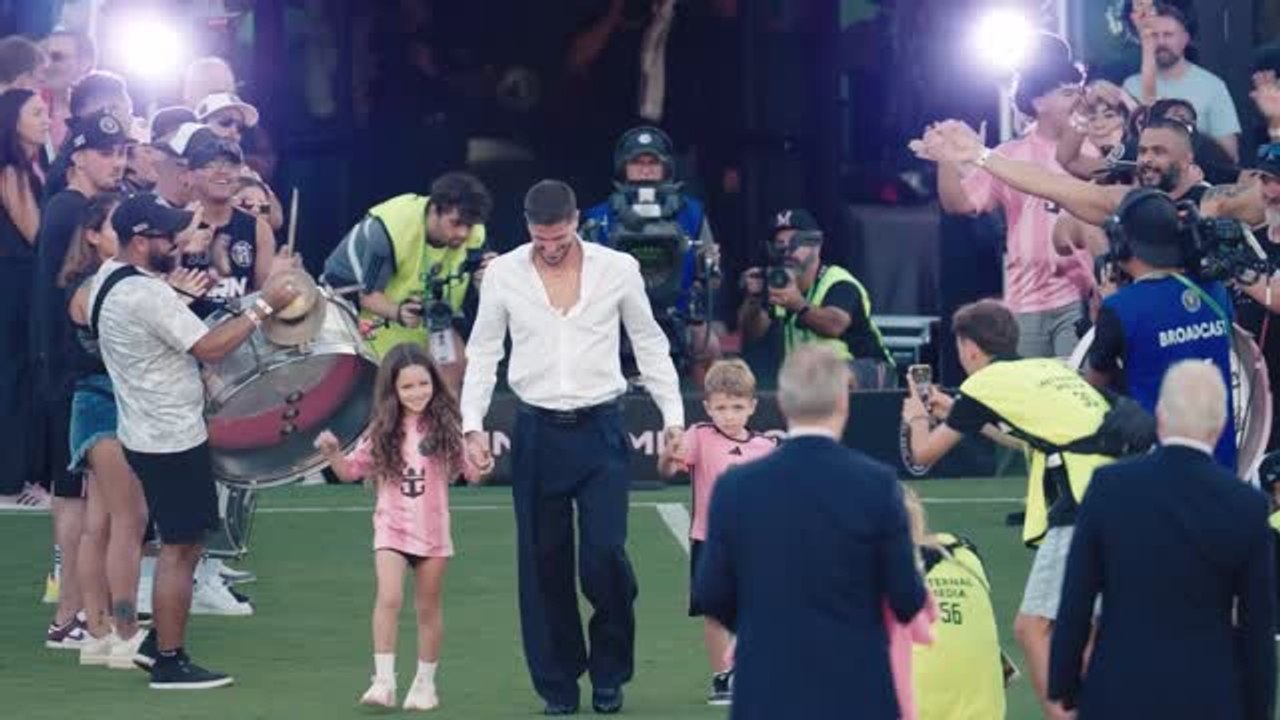 Inter Miami - Rodrigo De Paul présenté aux fans