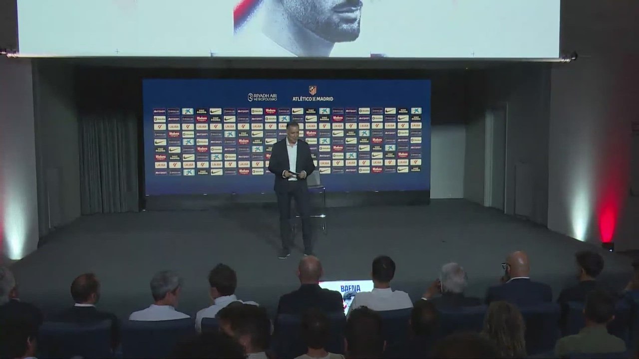 RUEDA DE PRENSA de ALEX BAENA en su PRESENTACIÓN como JUGADOR del ATLÉTICO de MADRID