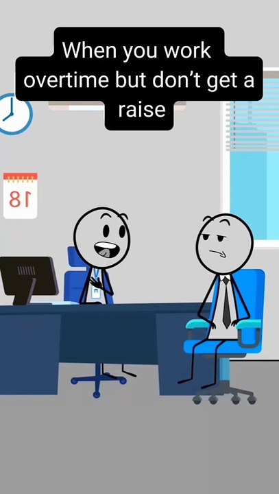 When you work overtime but don’t get a raise #animation #animationmeme #work #stickman#FunnyAnimation