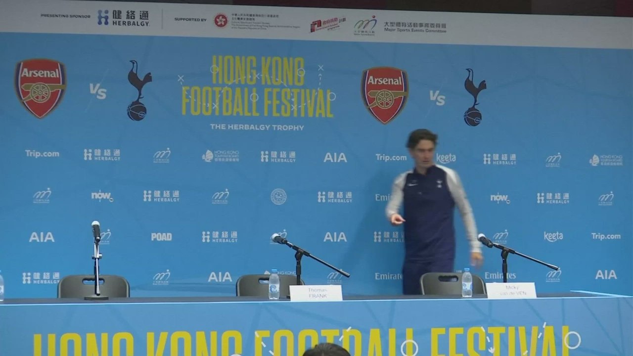 Press conference Tottenham in Hong Kong | Thomas Frank and Mickie Van Ven