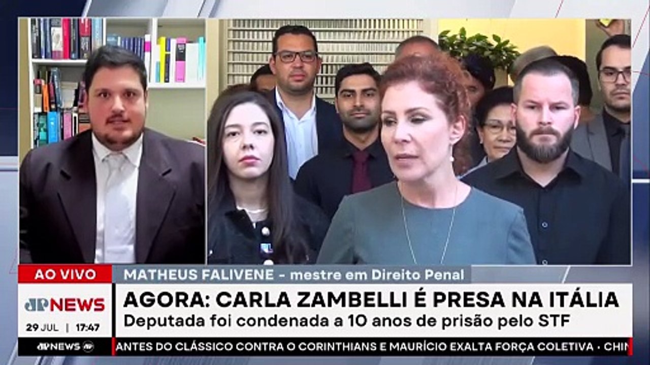 Prisão de Carla Zambelli: Especialista explica funcionamento da Justiça da Itália