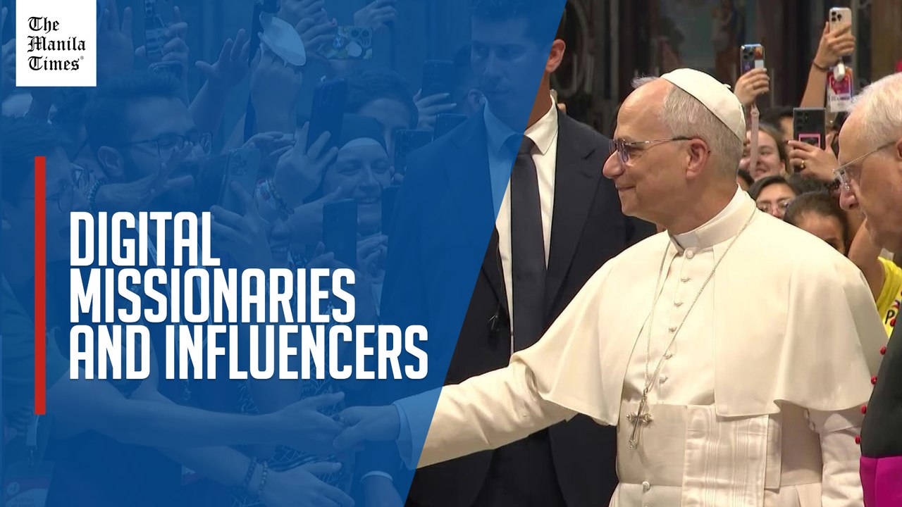 Pope Leo XIV holds Vatican's first mass for Catholic influencers