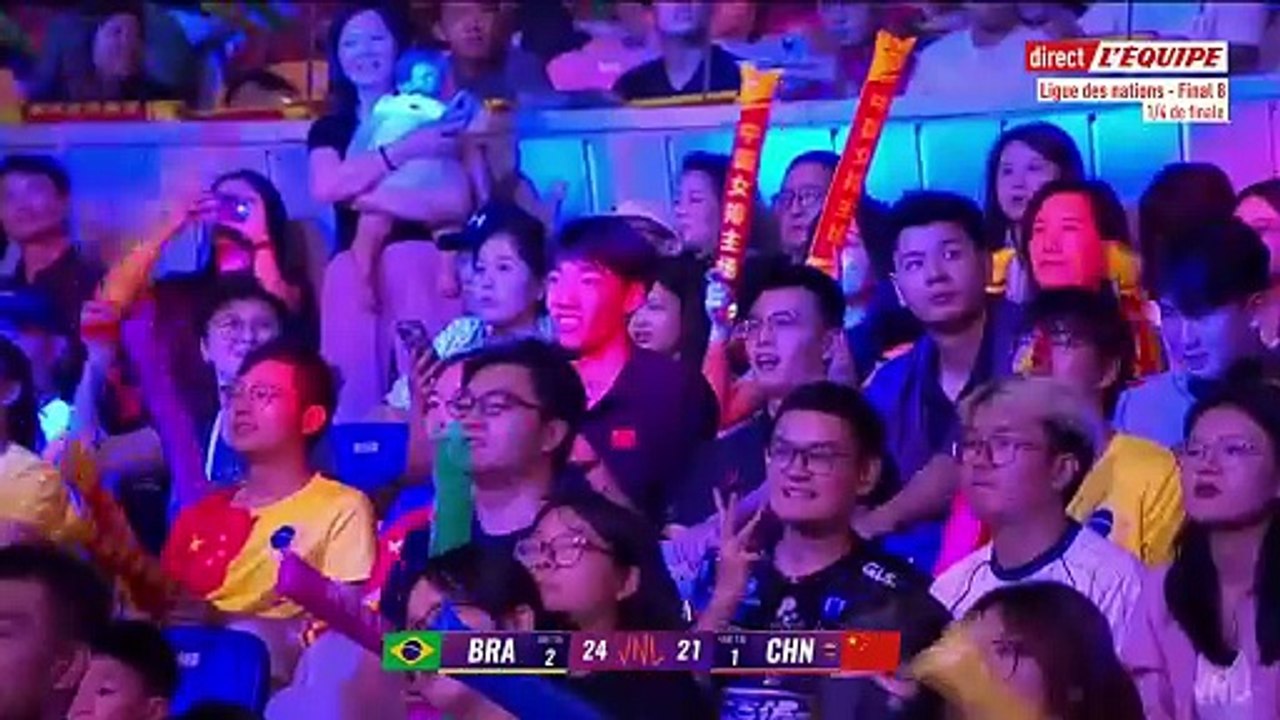 Le Brésil dompte la Chine - Volley - Ligue des nations - Ligue des Nations