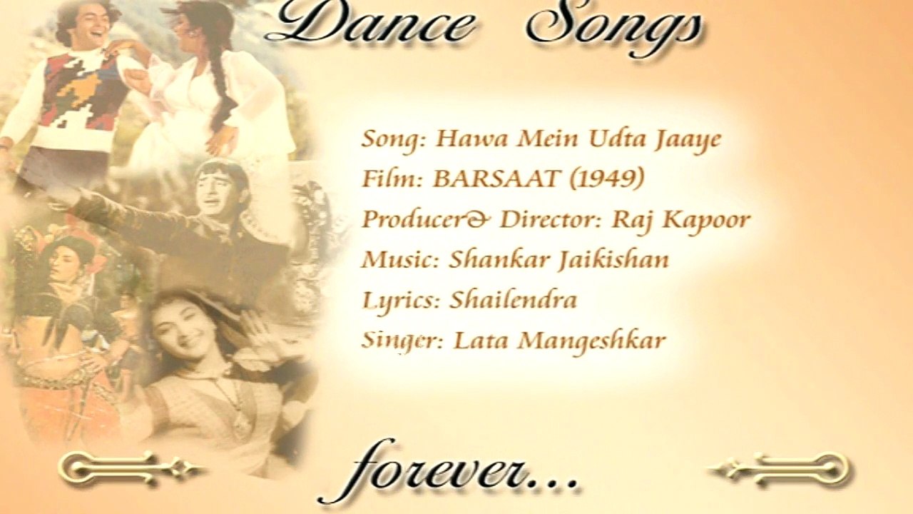 Hawa Mein Udta Jaaye — BARSAT (1949) | Dance Songs forever...