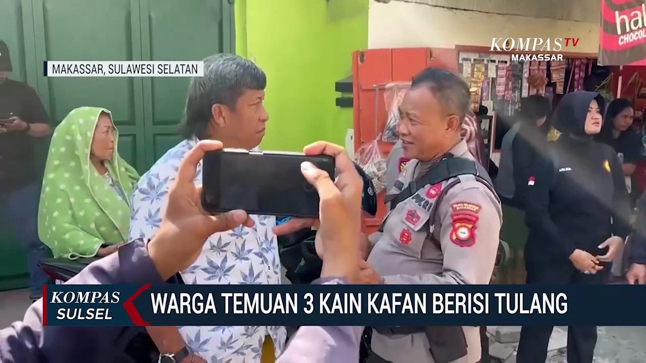 Warga Temuan 3 Kain Kafan Berisi Tulang