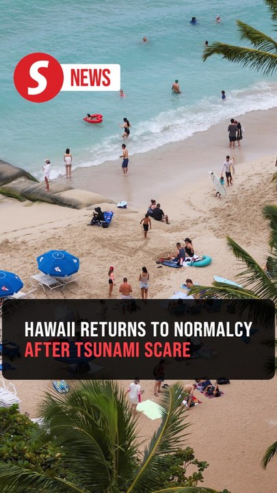 Hawaii returns to normalcy after tsunami advisory lifted