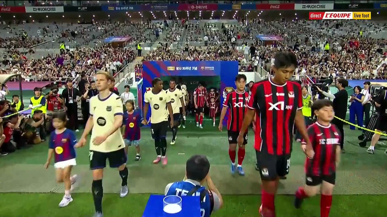 Le replay de FC Séoul - FC Barcelone - Foot - Matches amicaux