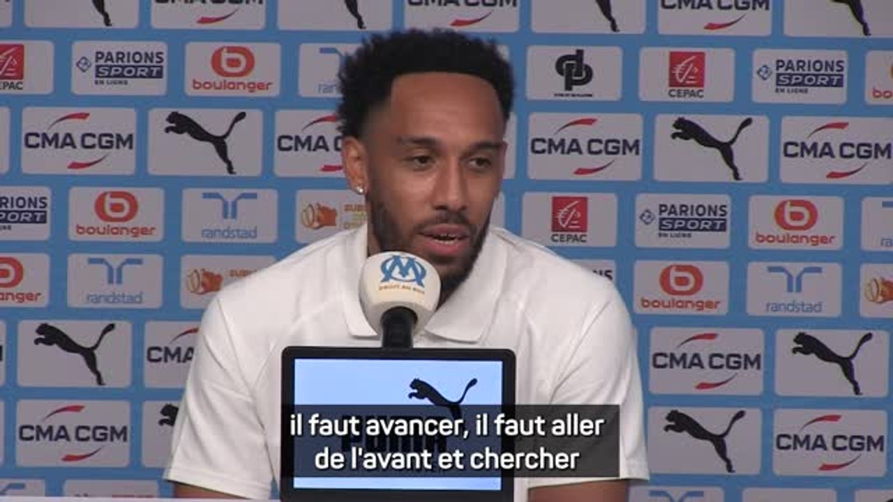 Marseille - Aubameyang : "En Arabie Saoudie, j'ai progressé techniquement"