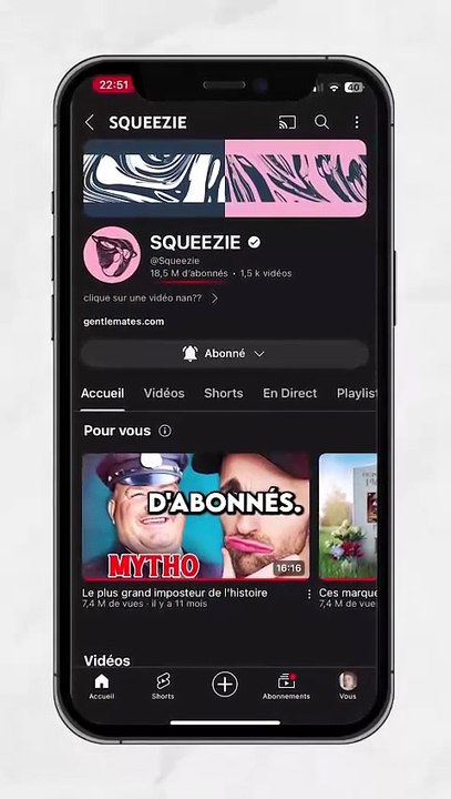 Squeezie s'est fait dépasser !