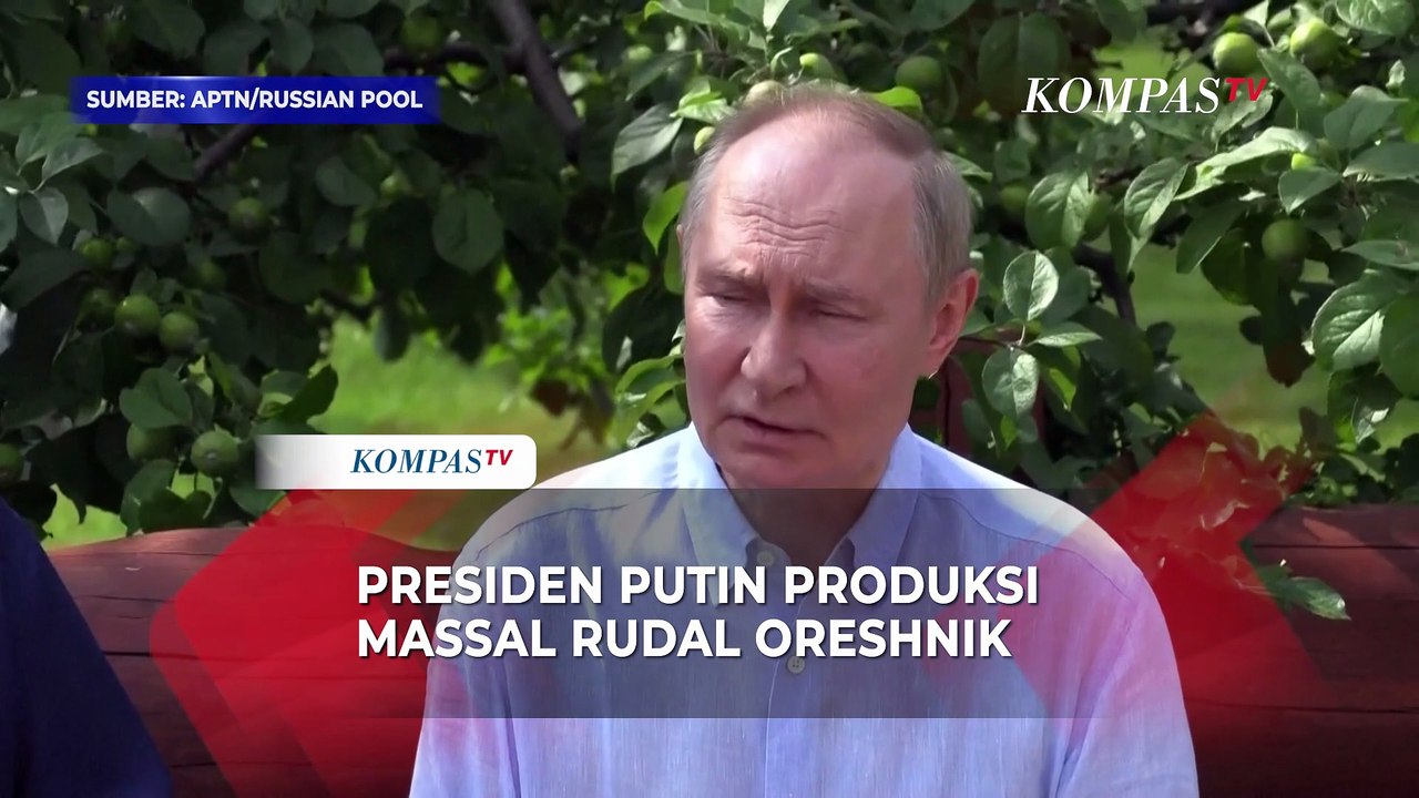 Presiden Putin Beberkan soal Produksi Massal Rudal Oreshnik Rusia