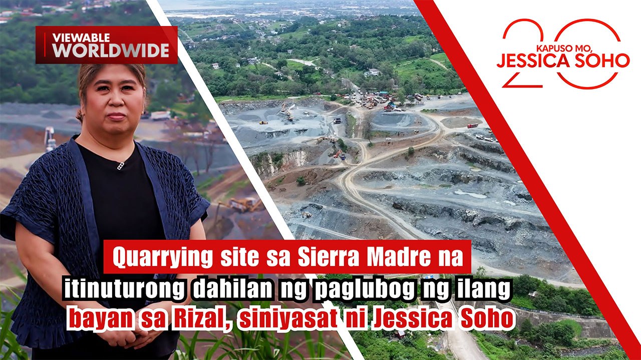 Quarrying site sa Sierra Madre, siniyasat ni Jessica Soho! | Kapuso Mo, Jessica Soho