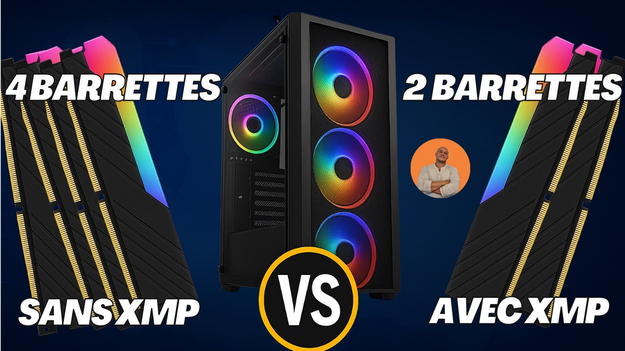 4 Barrettes de RAM Sans XMP vs 2 Barrettes Avec XMP : LE CHOC des Performances !