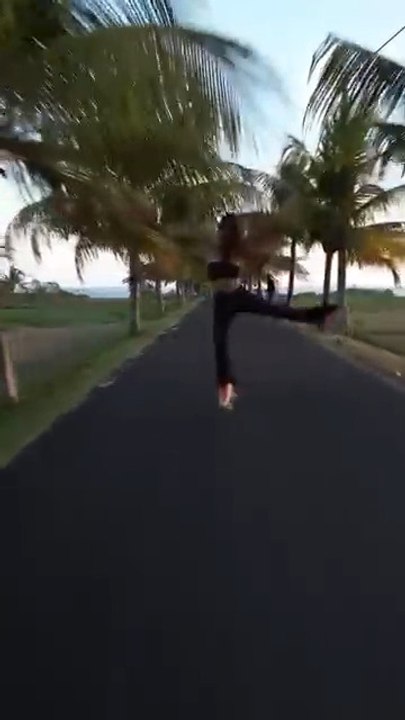 Drone Captures Skater Doing Tricks