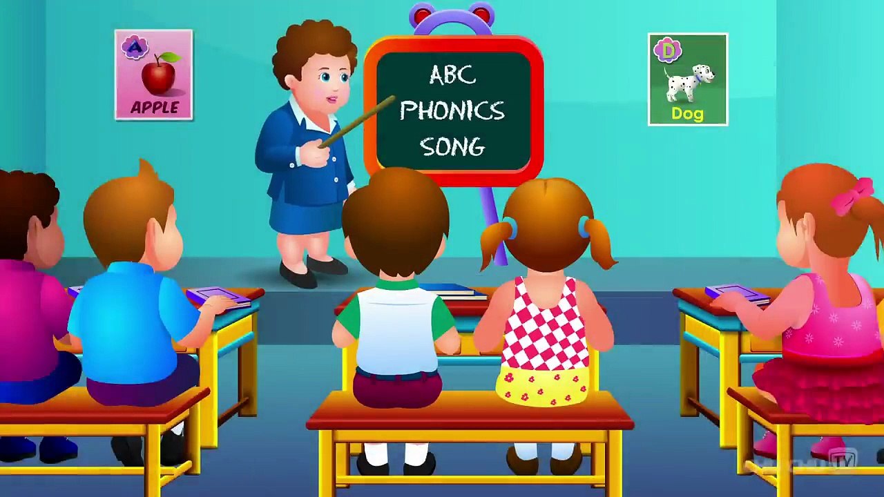 Phonics Song with TWO Words, A For Apple, ABC Alphabet Songs with Sounds for Children