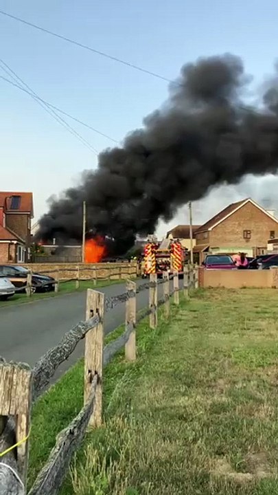 Fire breaks out in Normans Bay