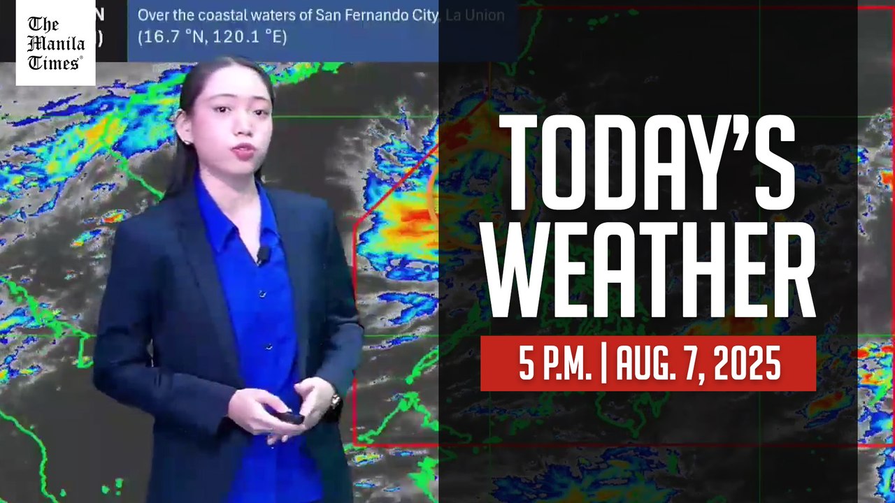 Today's Weather, 5 P.M. | August 7, 2025
