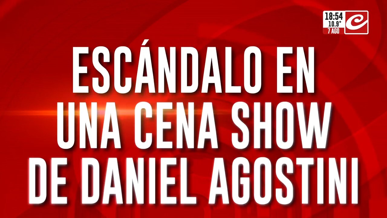 Escándalo en una cena show de Daniel Agostini: borrachos golpearon a las mozas