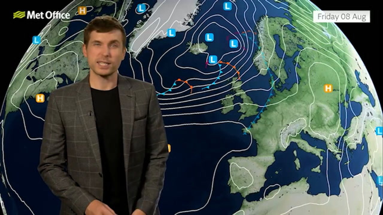 Met Office Weekend Weather 7 August 2025
