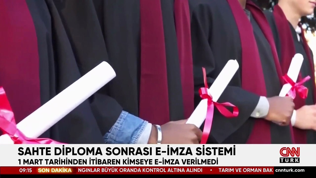 Sahte diploma sonrası e-imza değişti!