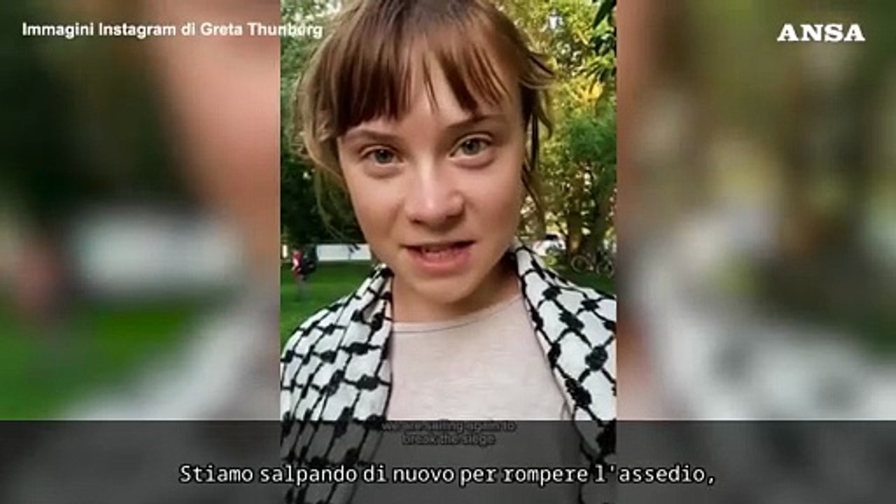 Global Sumud Flotilla, Greta Thunberg: "Stiamo per partire per Gaza di nuovo"