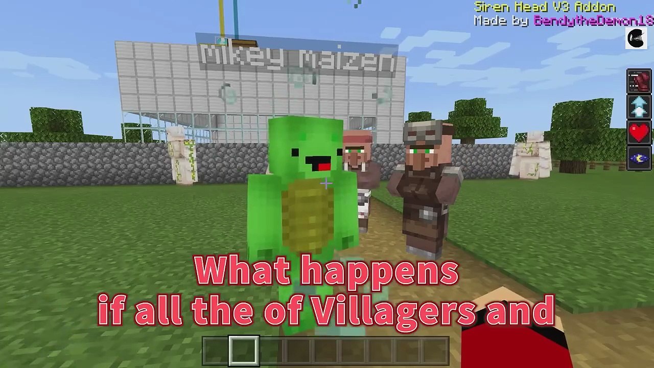 Cartoon Cat vs Security House - Minecraft