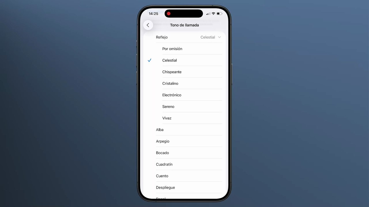 iOS 26 Tonos de llamada