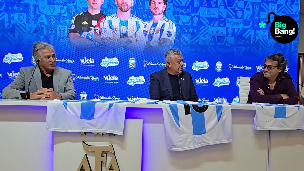 Chiqui Tapia presentó al nuevo sponsor oficial de la Selección Argentina