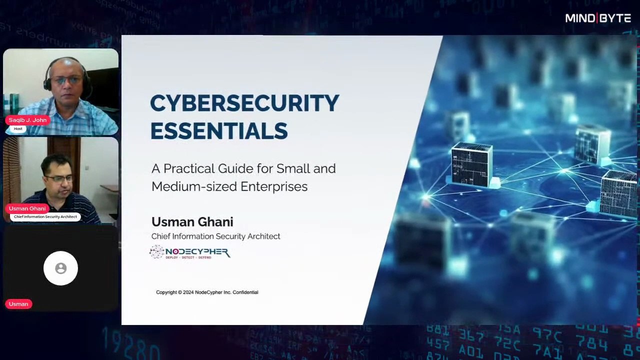 CyberSecurity Essentials | with M. Usman Ghani | Mind Byte