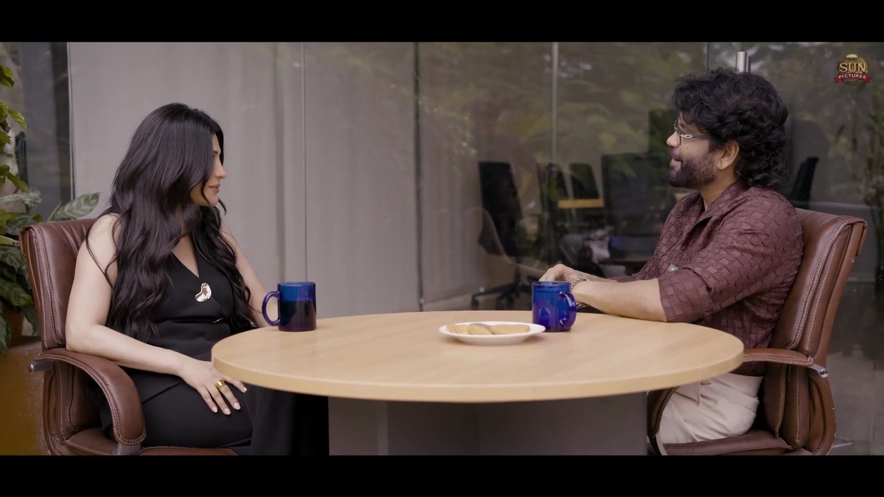 Coolie Candid ft.Nagarjuna & Shruthi Haasan