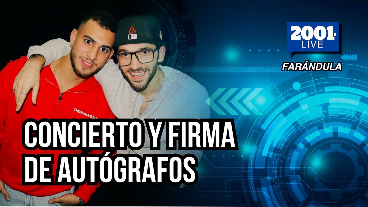 Alleh y Yorghaki sorprenden con concierto y firma de autógrafos en Caracas
