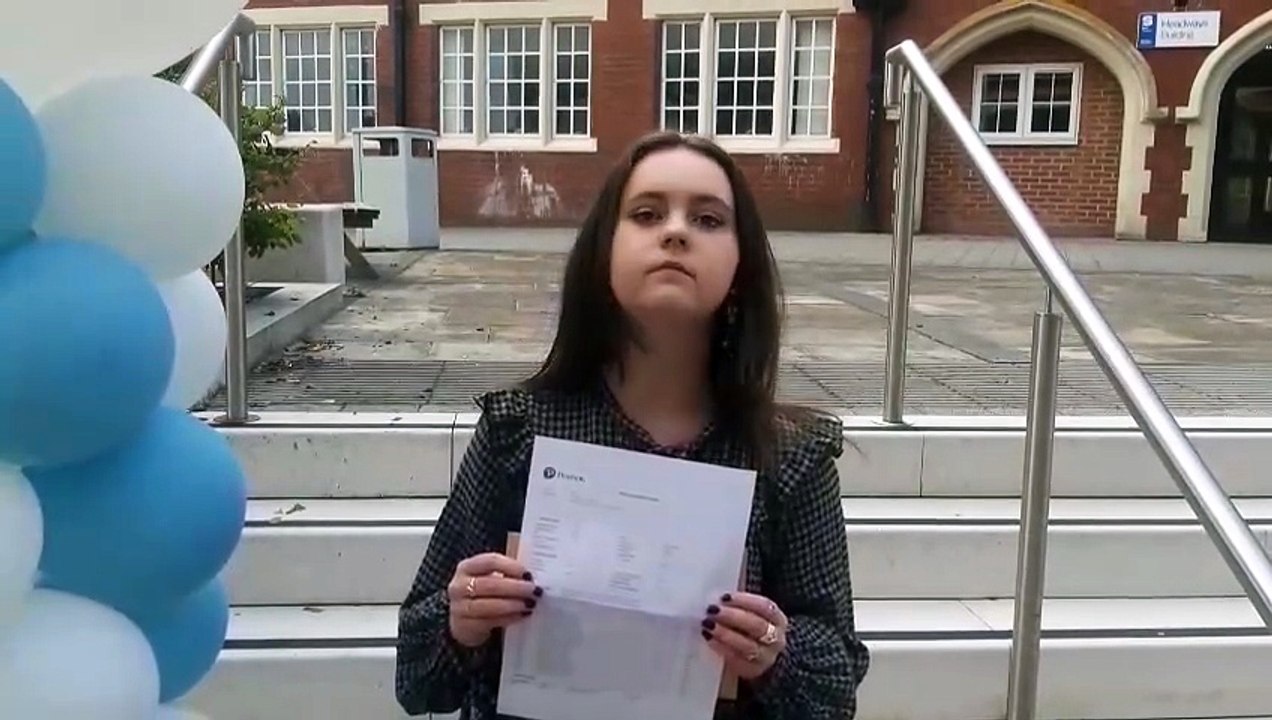 Sunderland College's Isla Guthrie on results day