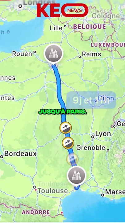 BYILHAN VEUT FAIRE PARIS MONTPELLIER A PIED ? 😱