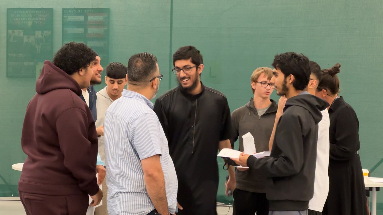Birmingham students receive their A Level results