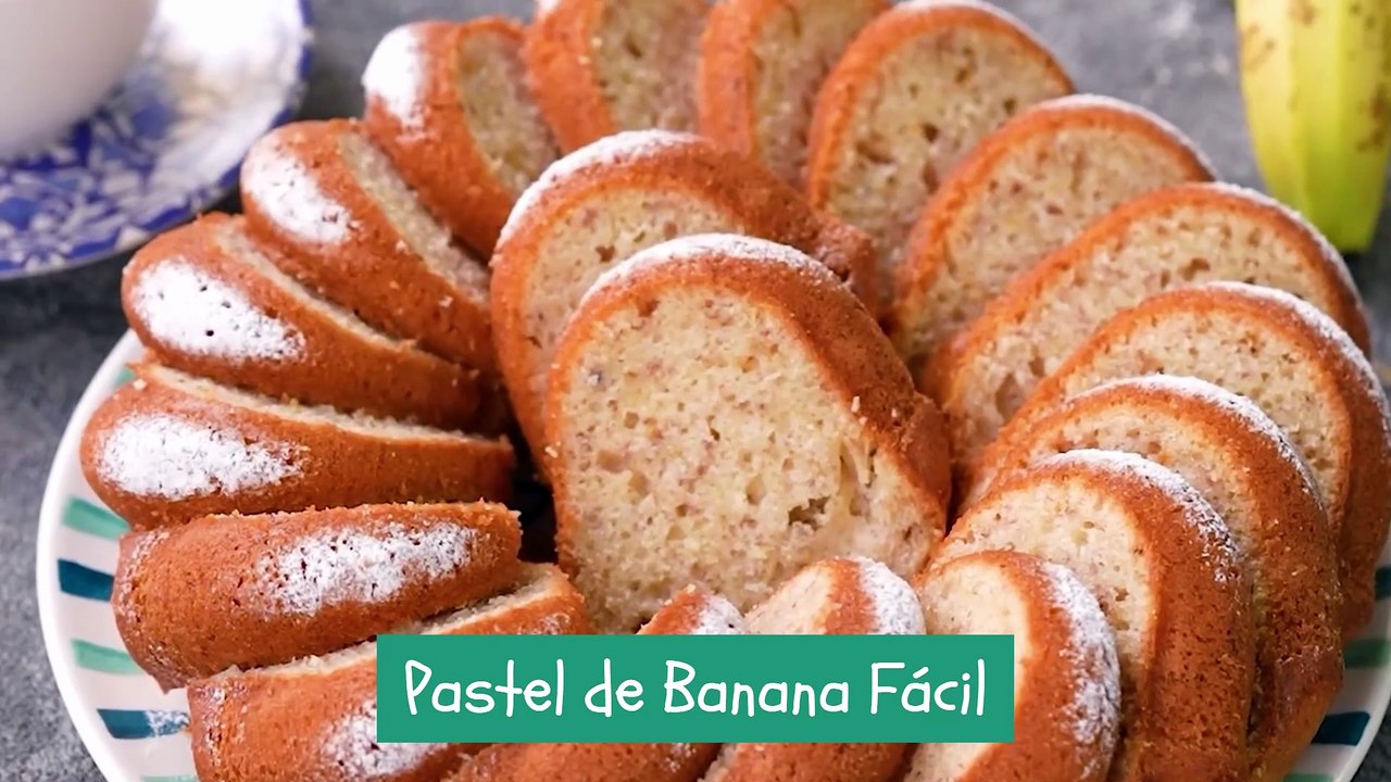 Pastel de Banana Fácil.