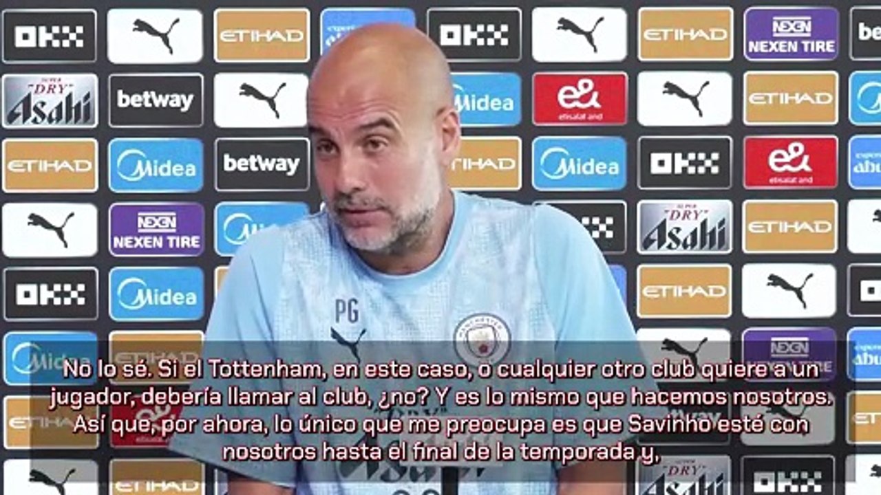 Guardiola sobre Savinho: "Seguirá con nosotros hasta final de temporada y, ojalá, por muchos años"