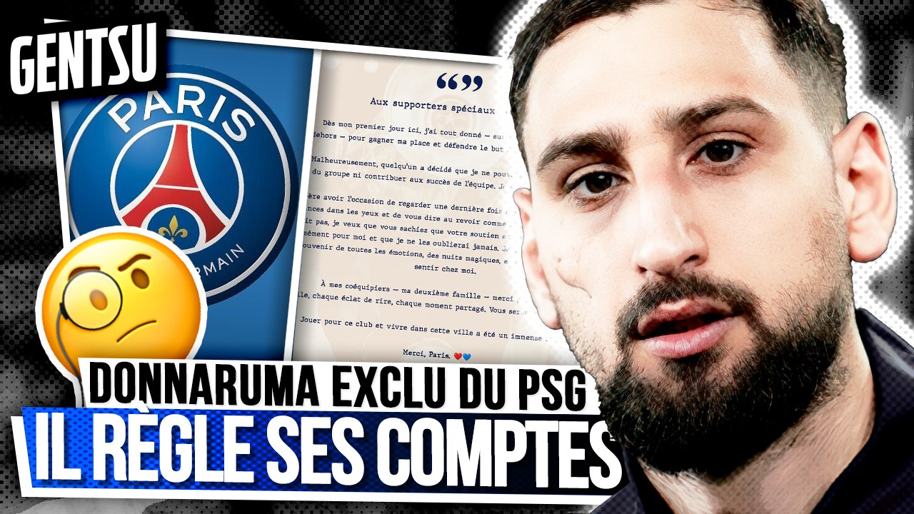 Donnarumma se fait exclure du PSG à cause de... 😱