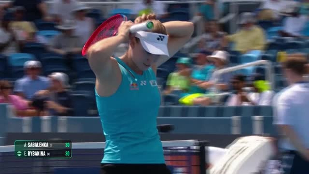 Cincinnati - Rybakina assomme Sabalenka